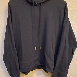 Women’s Navy Cropped Hoodie Sweatshirt